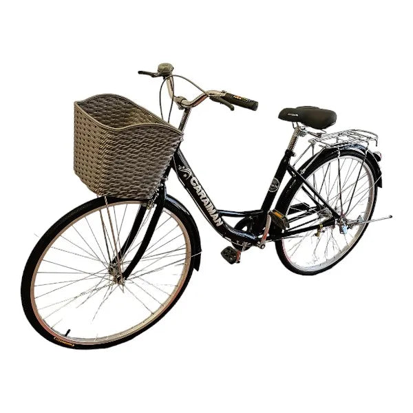 Bicicleta CARAIMAN 26W, Negru-Alb, 26 inch, Pentru Oras