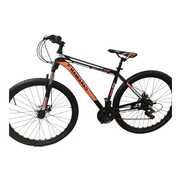 Bicicleta CARAIMAN 27.5A, Naranja, 27.5 pulgadas, Freno de disco, 21 Velocidades, Cuadro de Aluminio