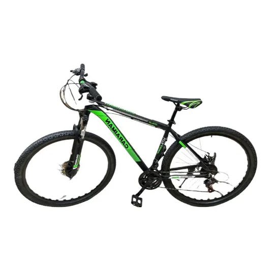 Bicicleta CARAIMAN 27.5A, Verde, 27,5 pulgadas, Freno de disco, 21 Velocidades, Cuadro de aluminio