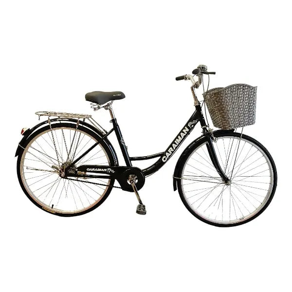 Bicicleta CARAIMAN 28W, Negro-Blanco, 28 pulgadas, Para la Ciudad