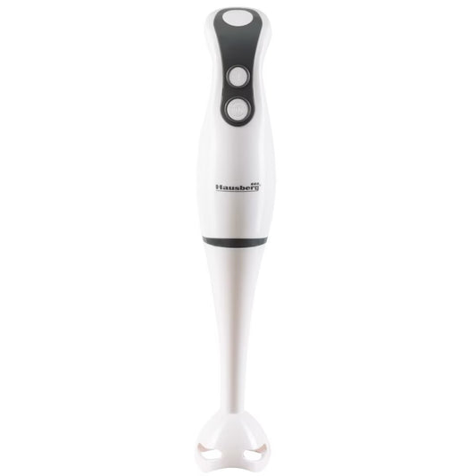 Hand blender Hausberg HB-7671A, 300 W, Stainless steel blade, 2 speeds, white