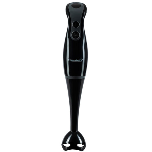 Hand blender Hausberg HB-7671NG, 300 W, 1 speed + turbo, Stainless steel blade, Black