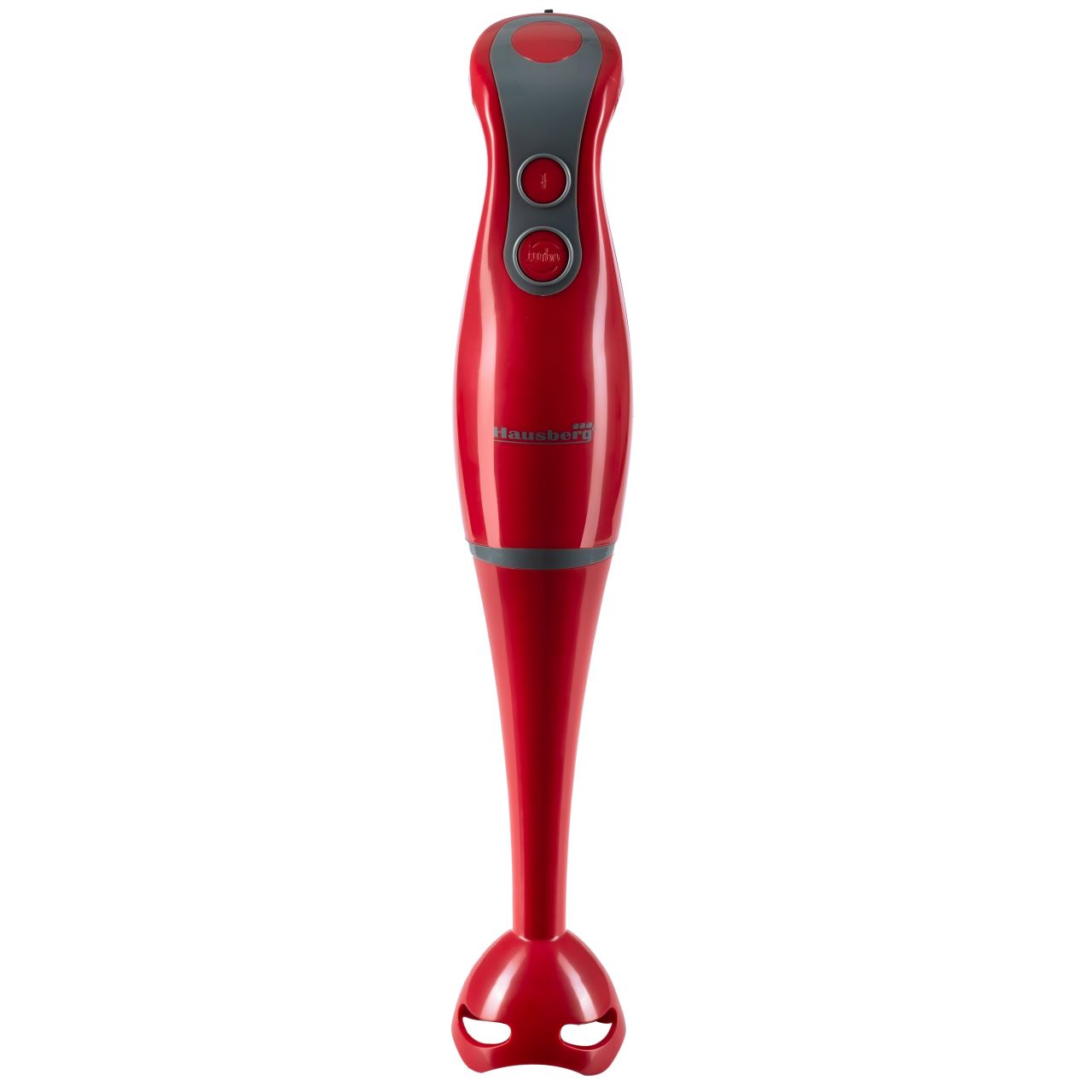 Batidora de mano Hausberg HB-7671R, 300 W, Cuchilla de acero inoxidable, 2 velocidades, Rojo