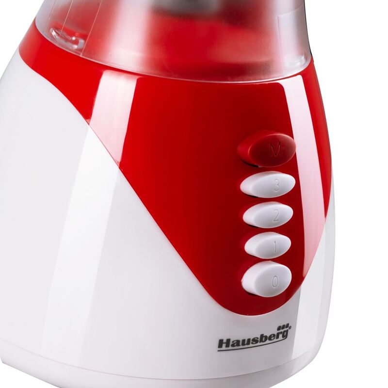 Blender 2 in 1 HB-7661, power 300W, red color