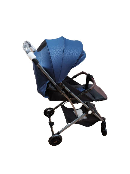 Cochecito Deportivo Troller, con Posición para Dormir y Protección contra Insectos, Color Azul