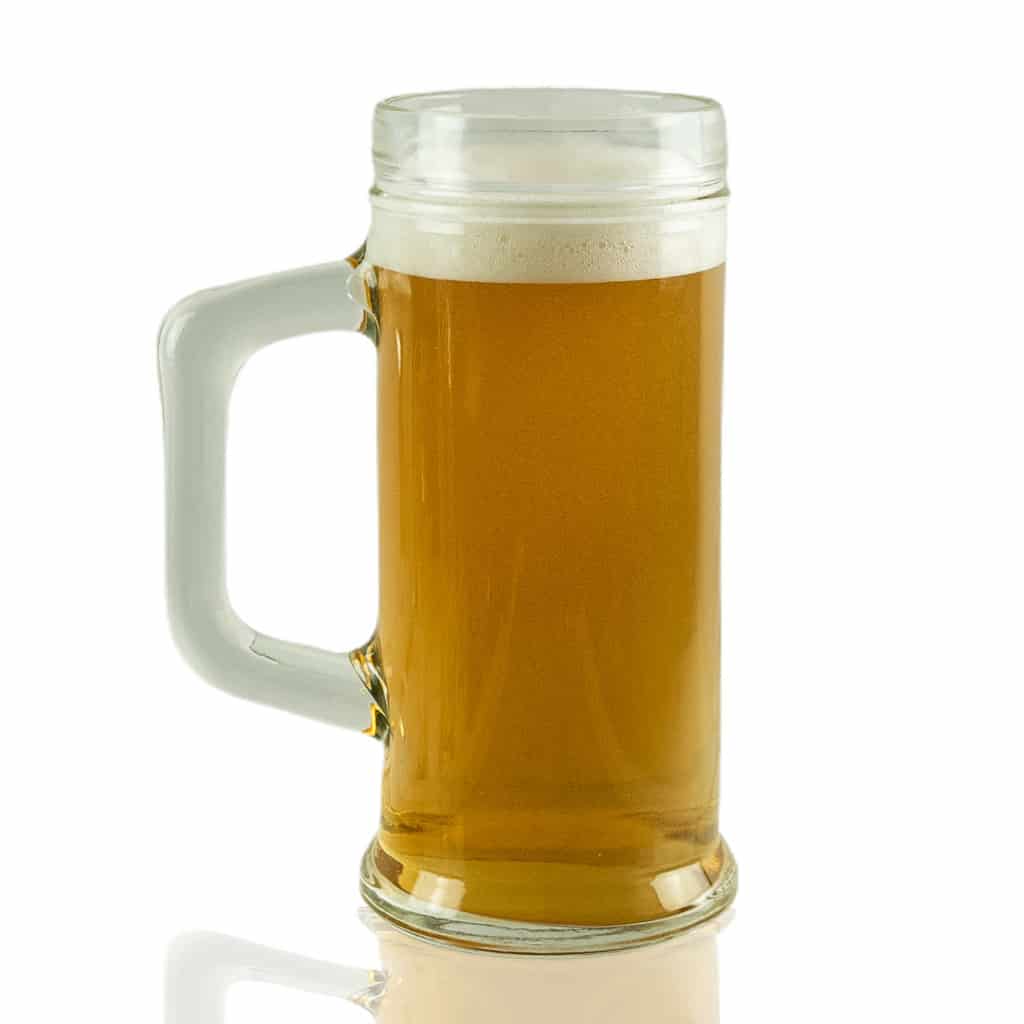 Set of 6 pints of beer, Pure, 300 ml, Transparent