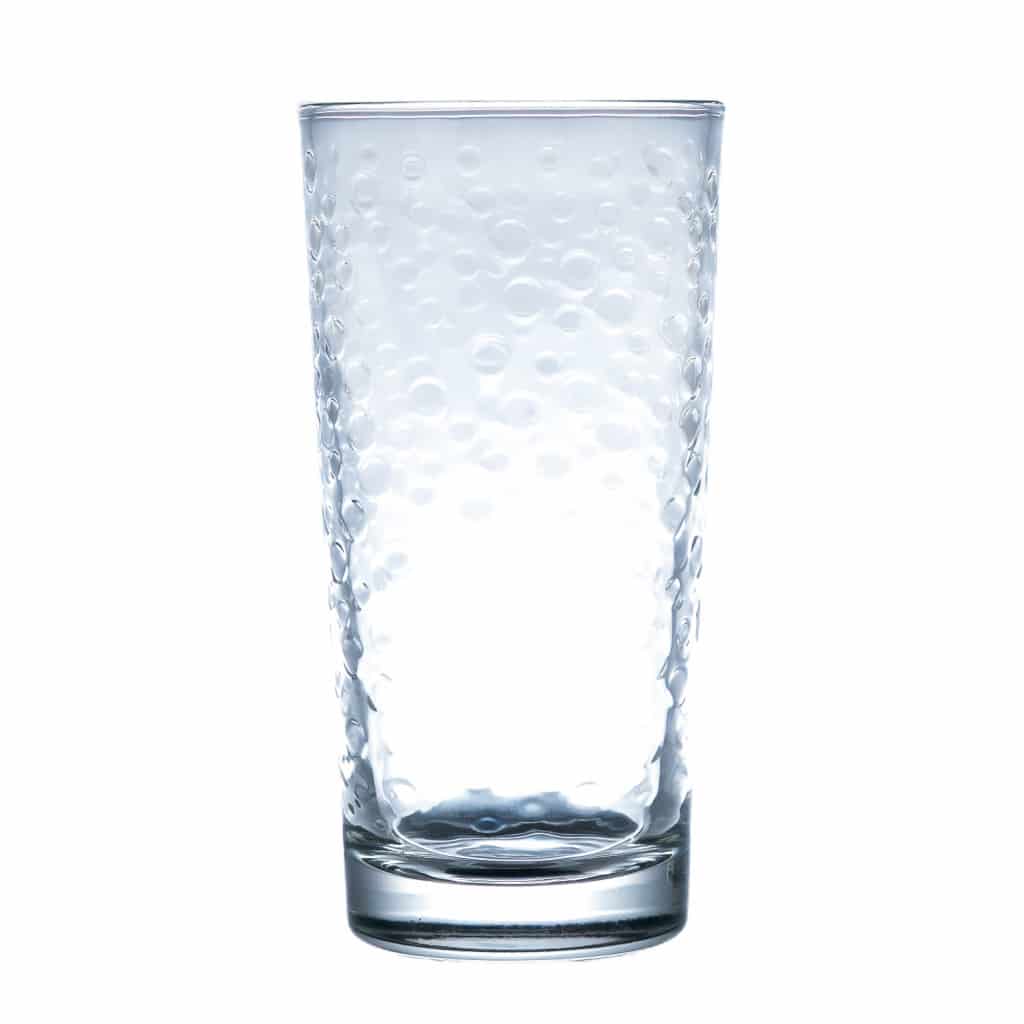 Set of 6 water glasses, Pop, 245 ml, Transparent