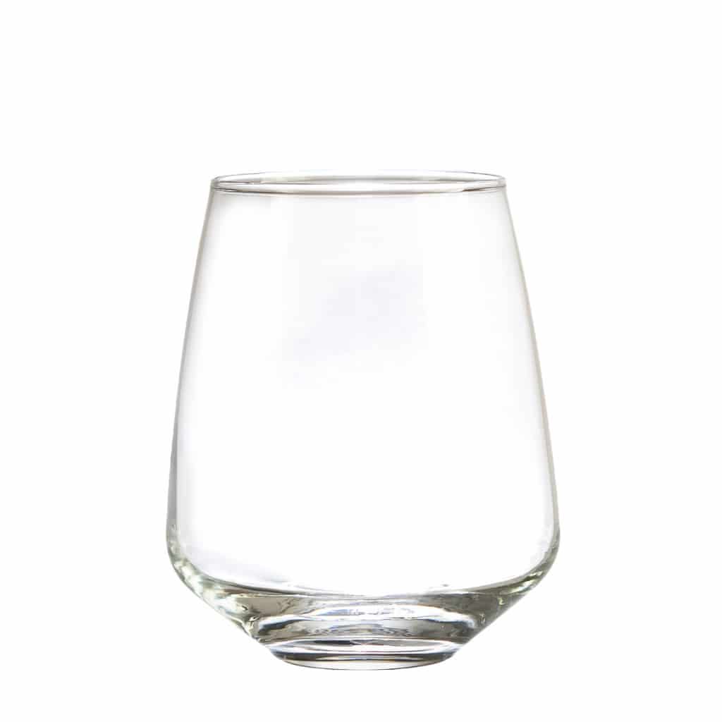 Set of 6 glasses 410 ml, Transparent