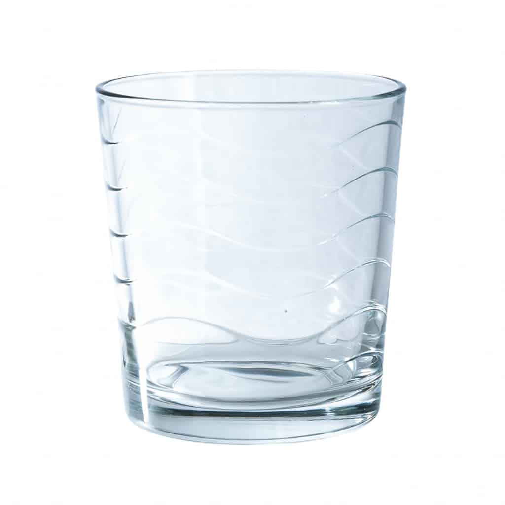 Set of 6 water glasses, Kyma, 285 ml, Transparent