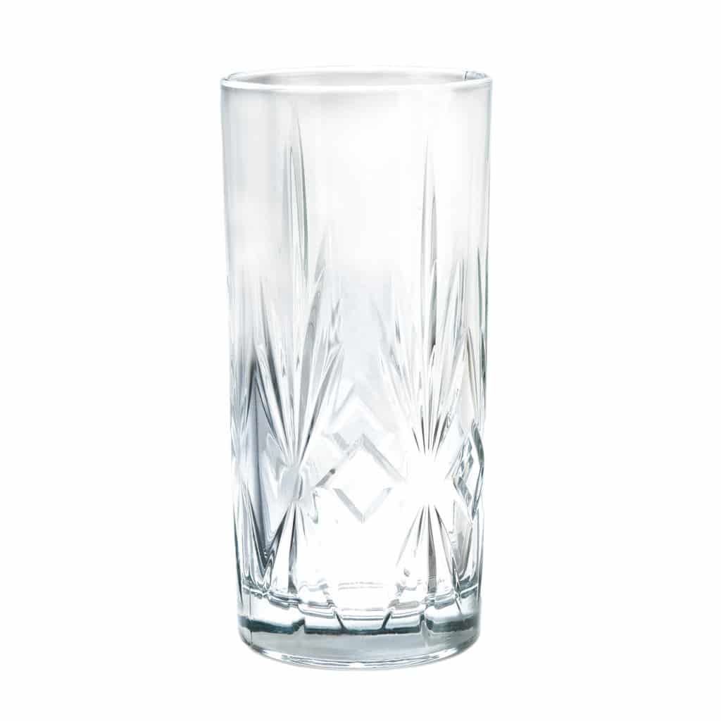 Set of 6 glasses 335 ml, Transparent