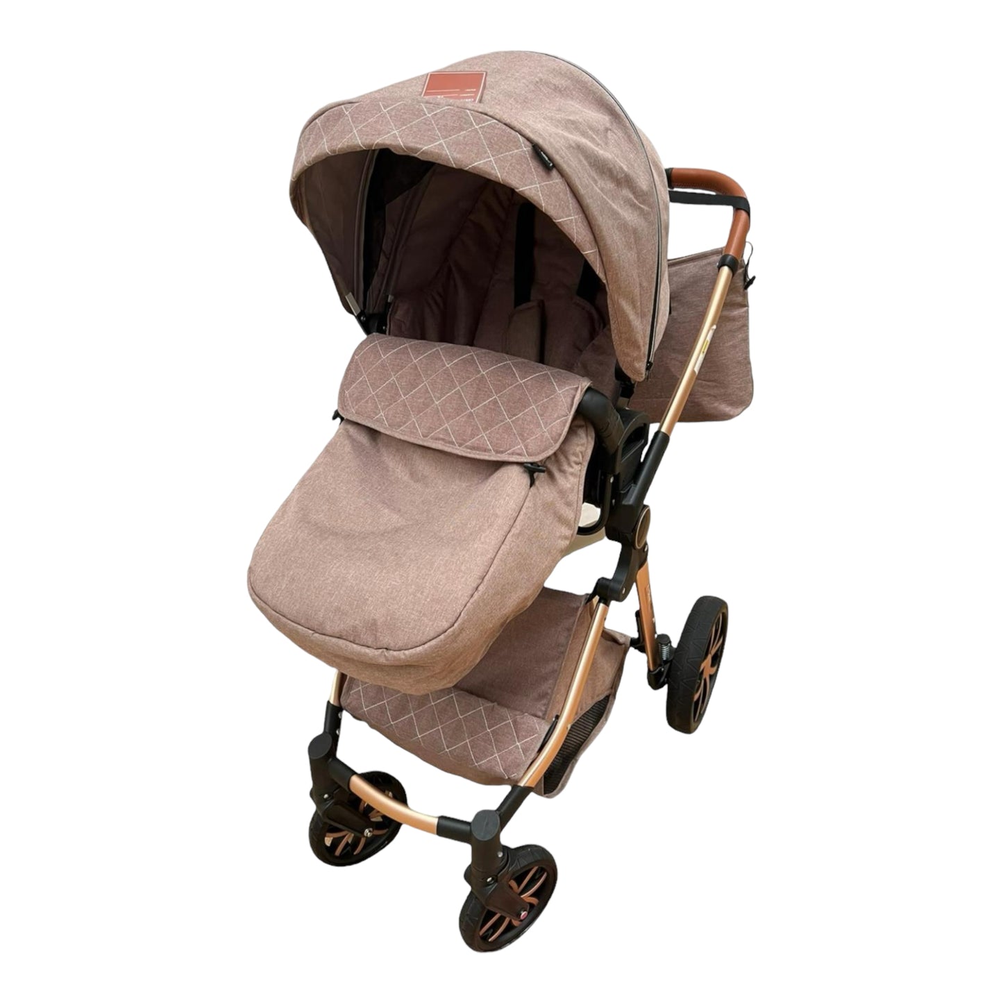 Carrozzina 3 In 1 PREMIUM Beige 3 Pezzi