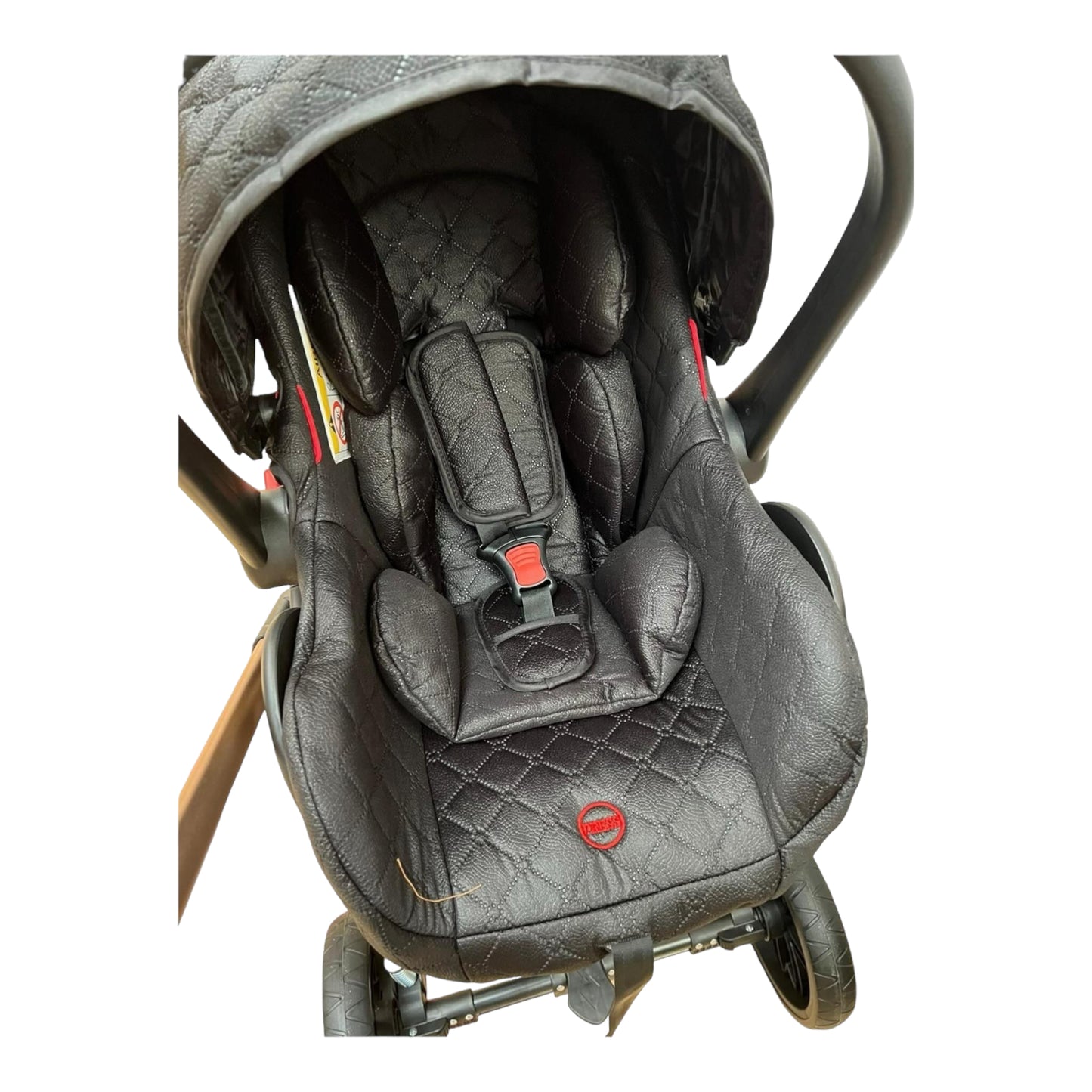 Passeggino PREMIUM 3 in 1 Nero 3 Pezzi