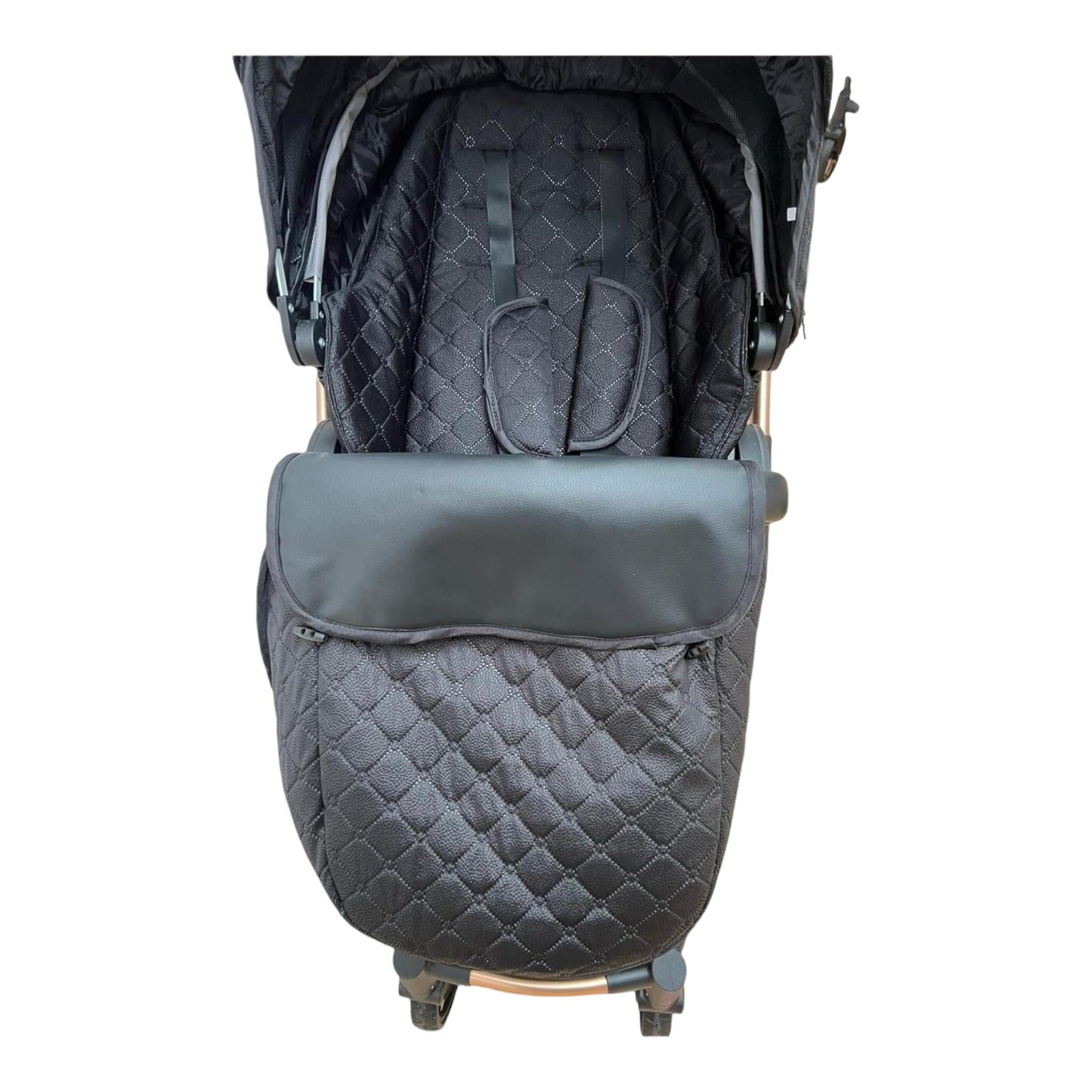 Passeggino PREMIUM 3 in 1 Nero 3 Pezzi