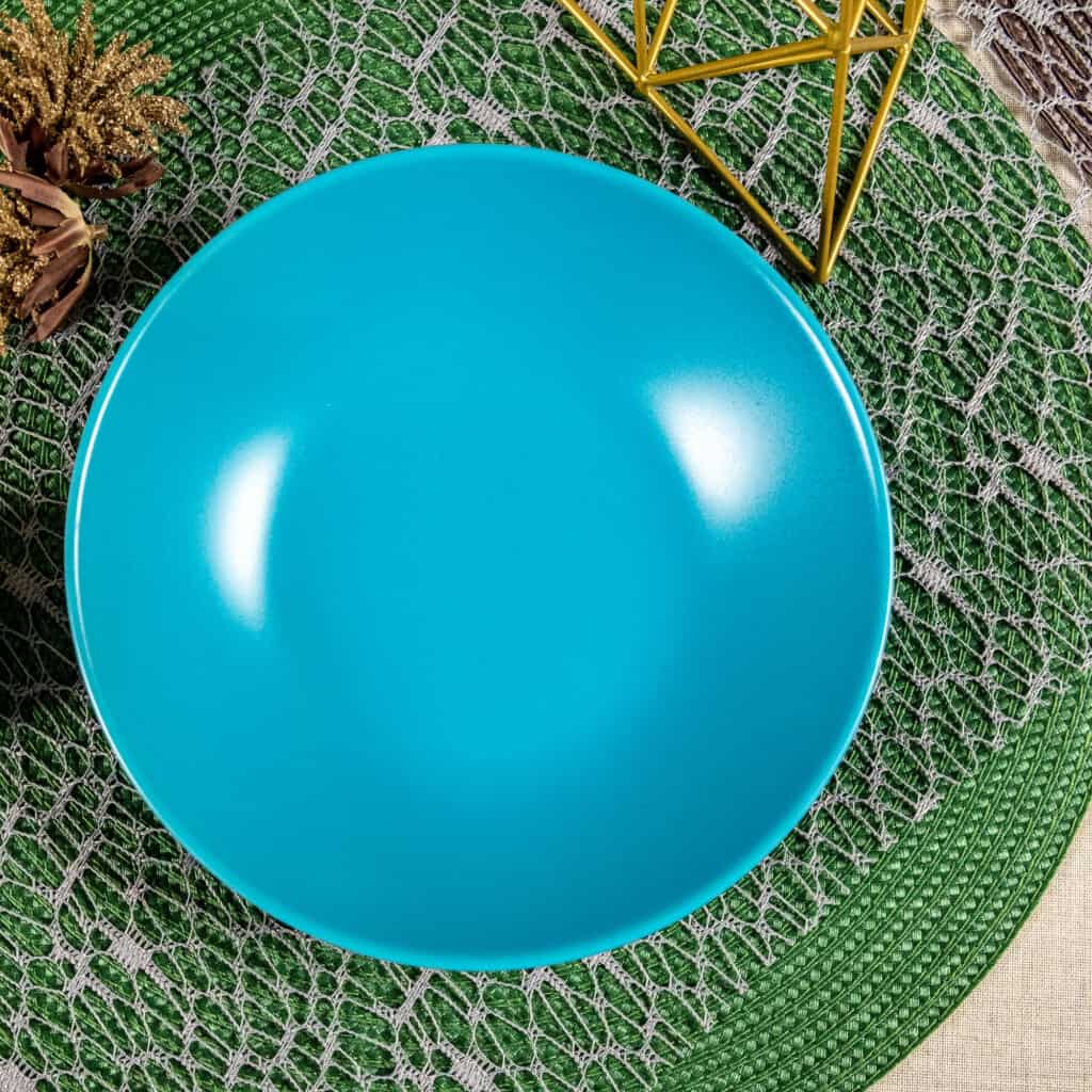 Elegance in Turquoise: Комплект от 4 дълбоки чинии 21см Turquoise Mat