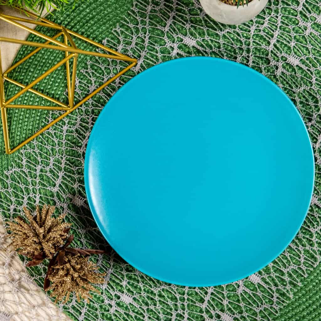 Комплект от 4 десертни чинии 20 см Turquoise Mat - Snack with Style