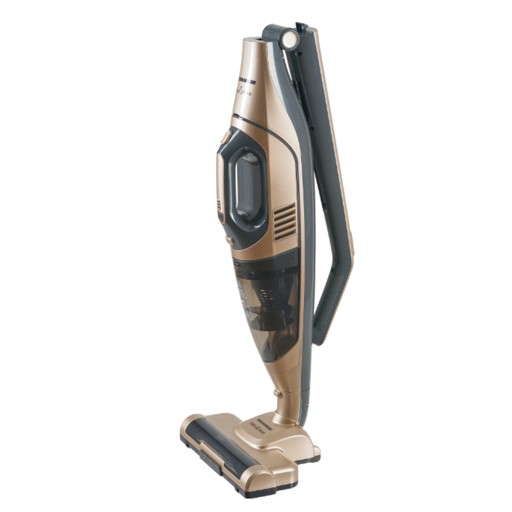 Vertical vacuum cleaner Heinner HSVC-H18.5GD, 150W, 18.5 V, multi-cyclonic, Li-Ion, 2 speeds, Gold