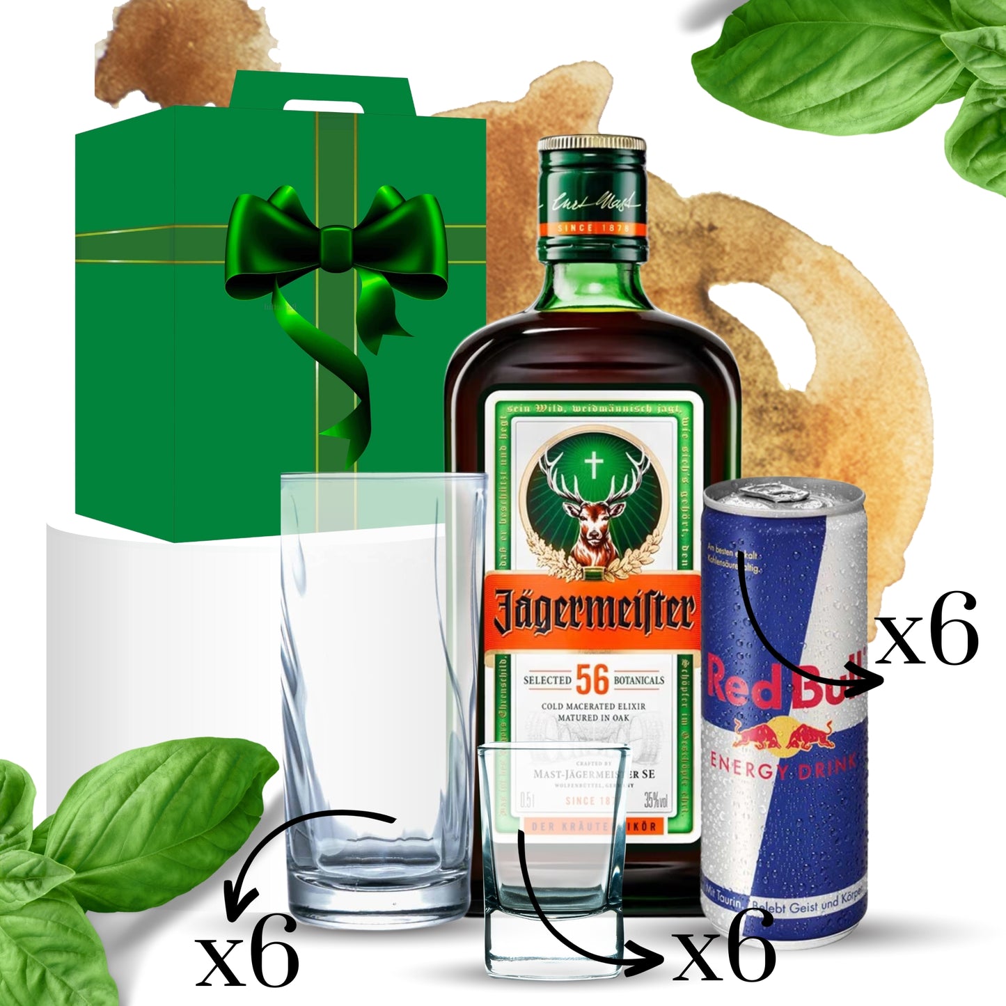 Jäger Bomb Party Geschenkset, 1 Stk