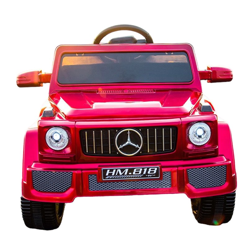 Auto elettrica per bambini, modello Mercedes G63 AMG, colore Rosso