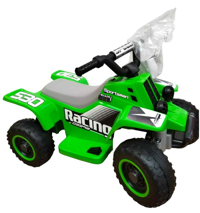 Mini ATV Eléctrico para niños, 25W 6V, Color Verde