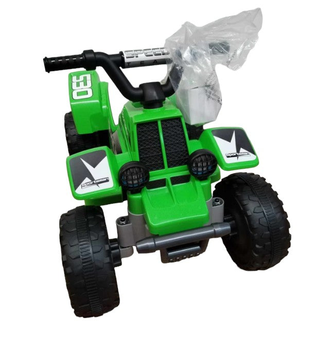 Mini ATV Eléctrico para niños, 25W 6V, Color Verde