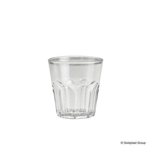 Vaso de chupito de policarbonato de 40 ml, 6 unidades/juego, transparente, reutilizable