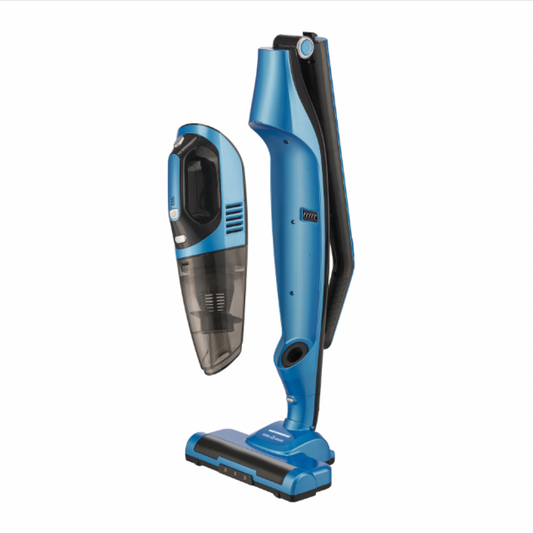 Vertical vacuum cleaner Heinner HSVC-H22.2BL, 145W, multi-cyclonic, dual use, 22.2V, 2 speeds, blue