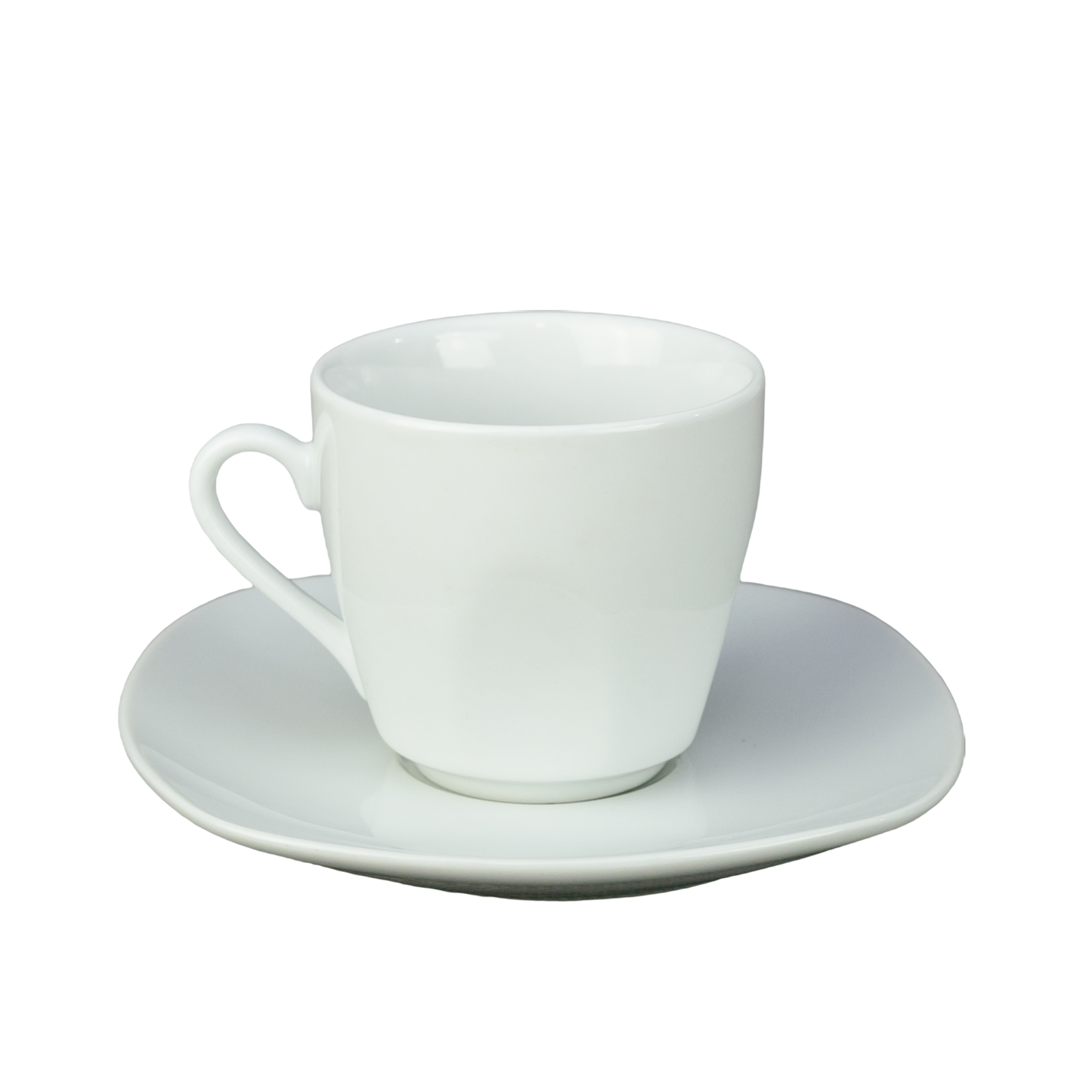 Juego de 6 Tazas y Platos de Porcelana con Capacidad de 110 ml - Colección Cesiro Elegance