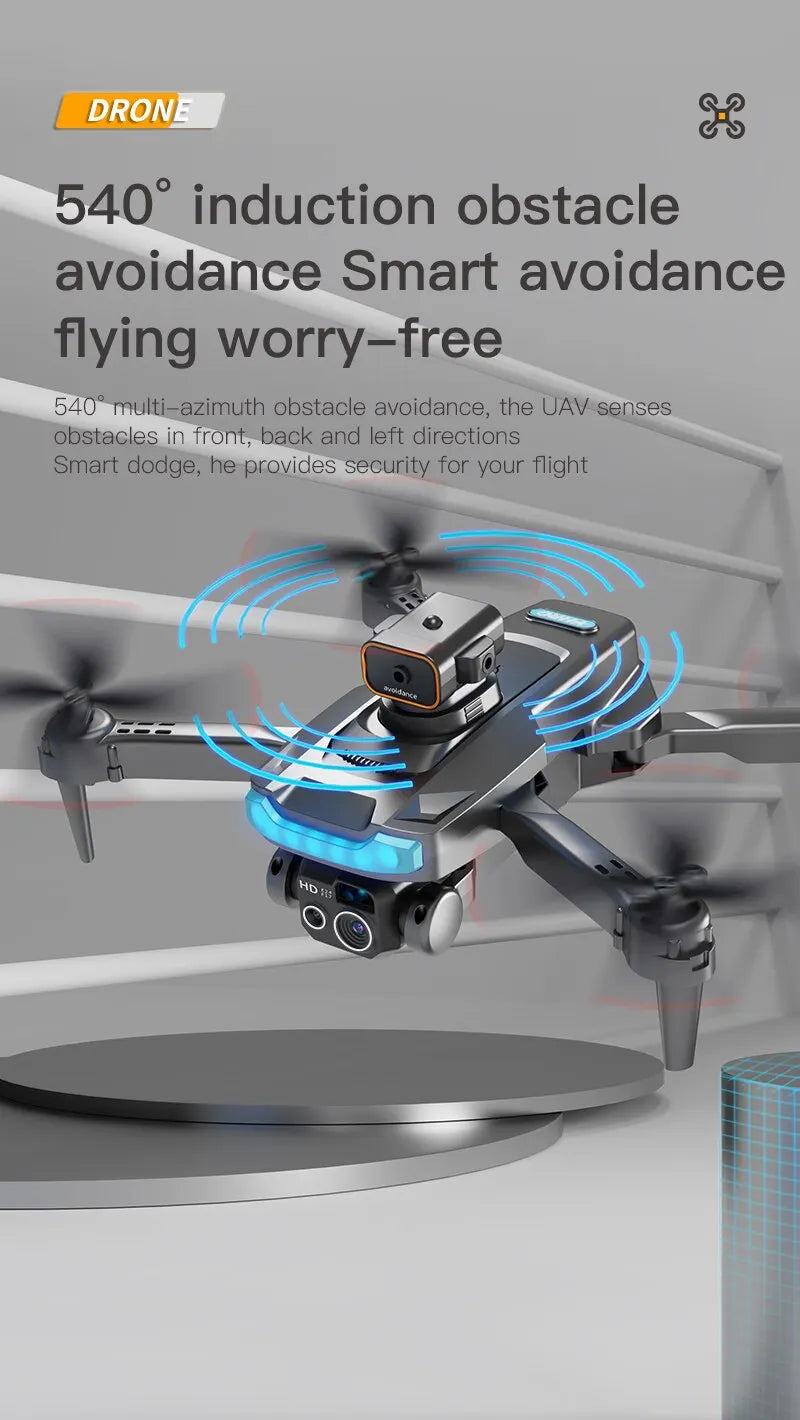 Nuovo P15 Mini Drone 4k Professionale 8K HD Fotocamera Flusso Ottico Per Evitare Gli Ostacoli Fotografia Aerea Pieghevole Quadcopter RC Dron