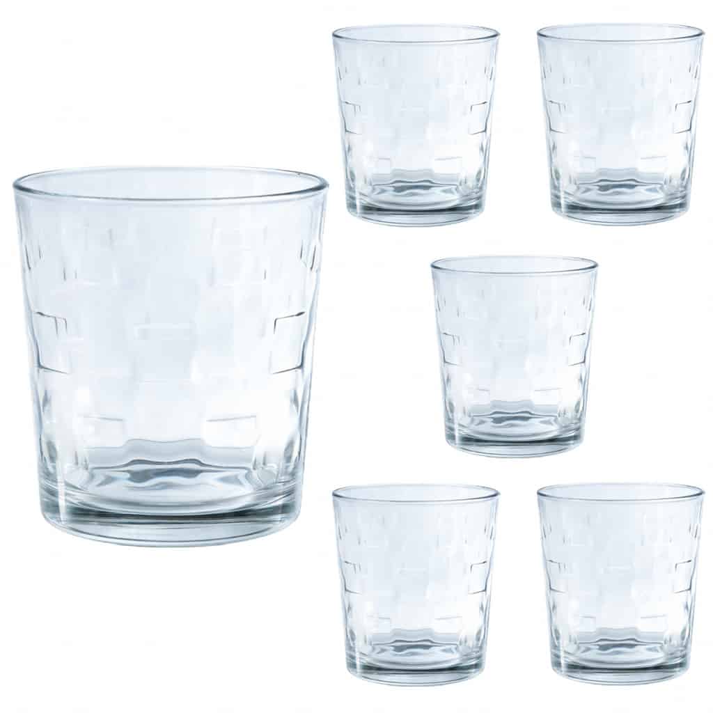 Set of 6 Kyvos water glasses, 285 ml, Transparent