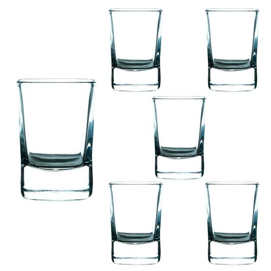 Set of 6 glasses 55 ml shot glass, Cesiro