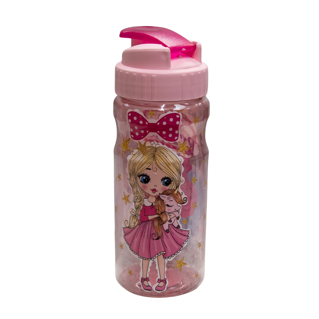 Plastic water bottle, Little Princess message, 500 ml