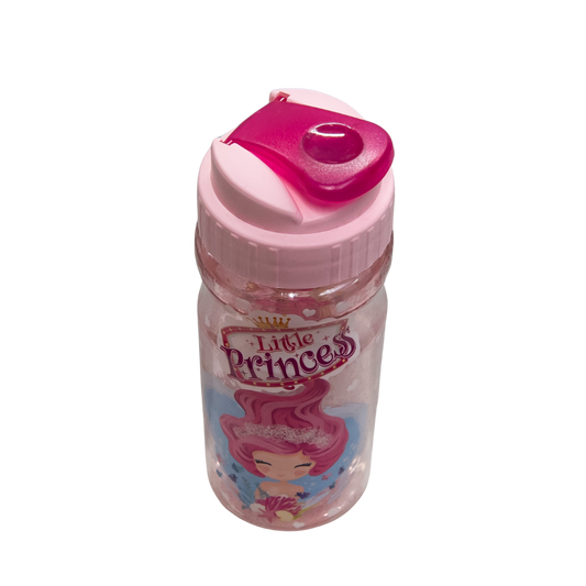 Sticlă din plastic pentru apă, mesaj Little Princess, 500 ml