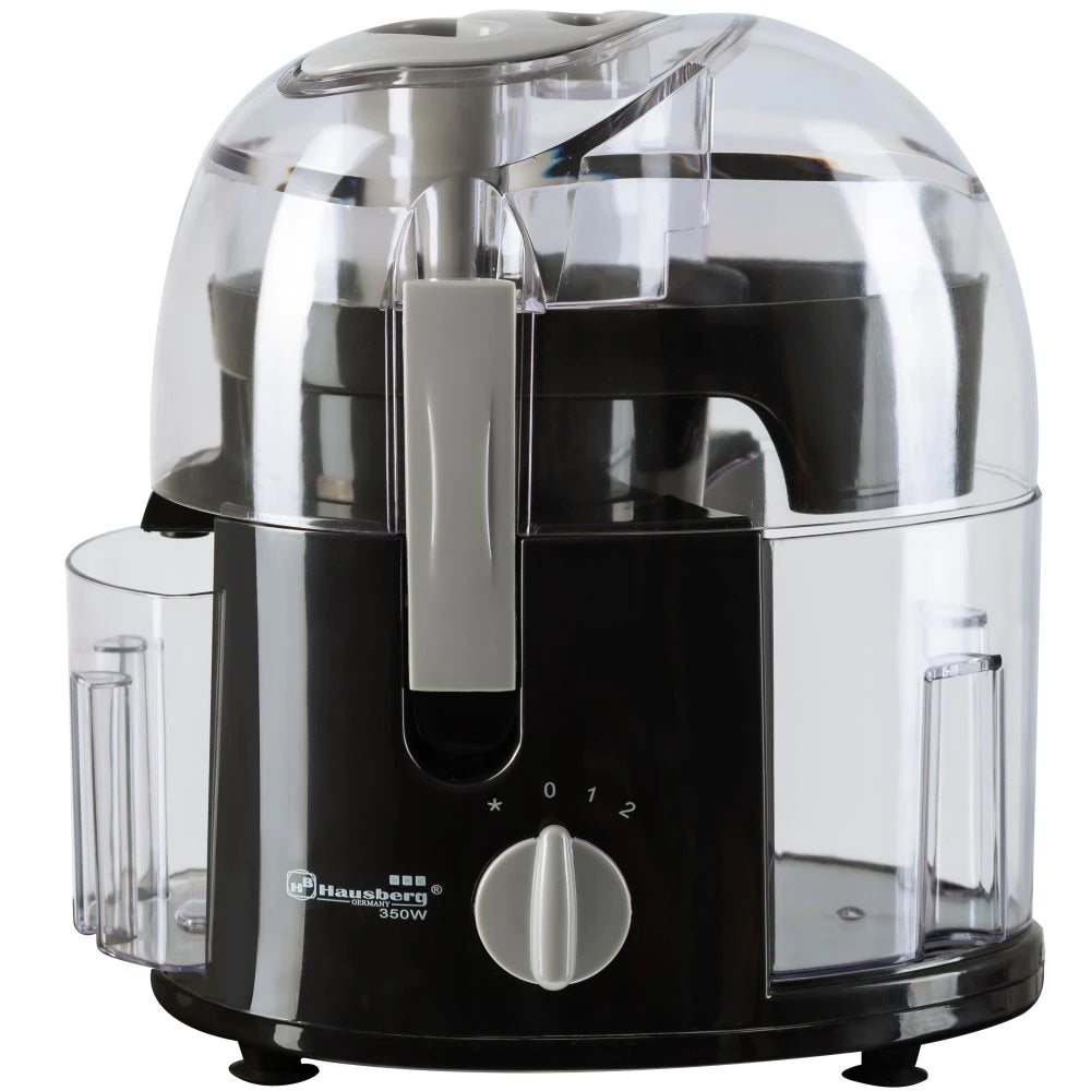 Storcator de fructe Hausberg HB7500N, Putere 350W , Cana colectare suc 400 ml, negru