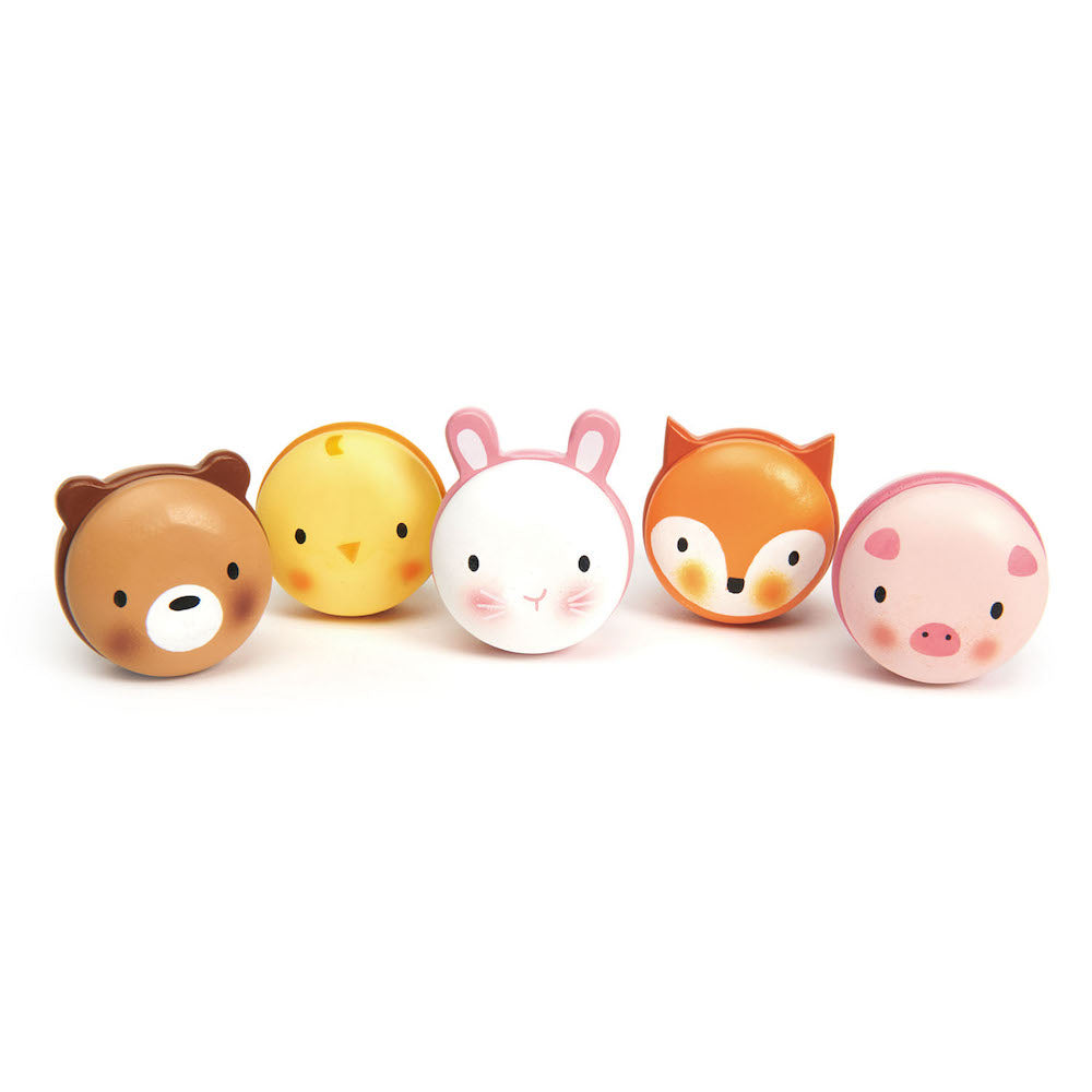 Macarons dulces - Macarons de animales - 5 piezas - TL8240