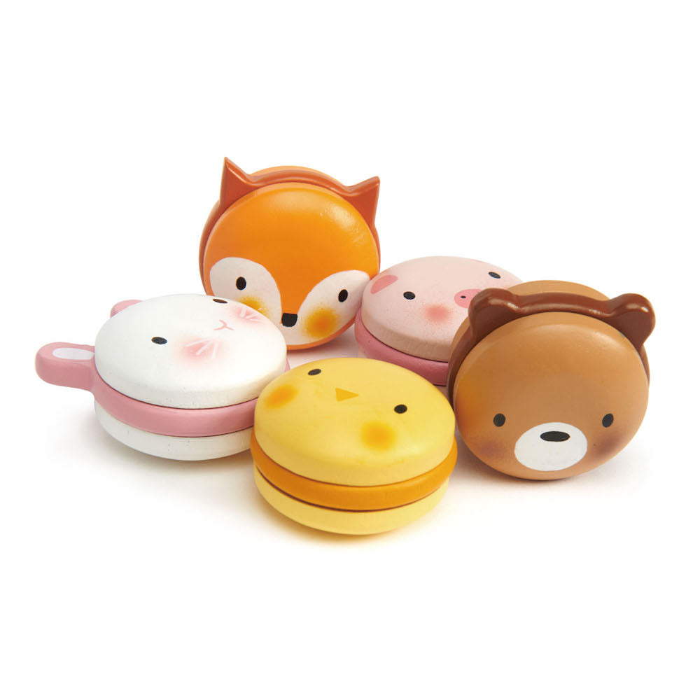 Macarons dulces - Macarons de animales - 5 piezas - TL8240