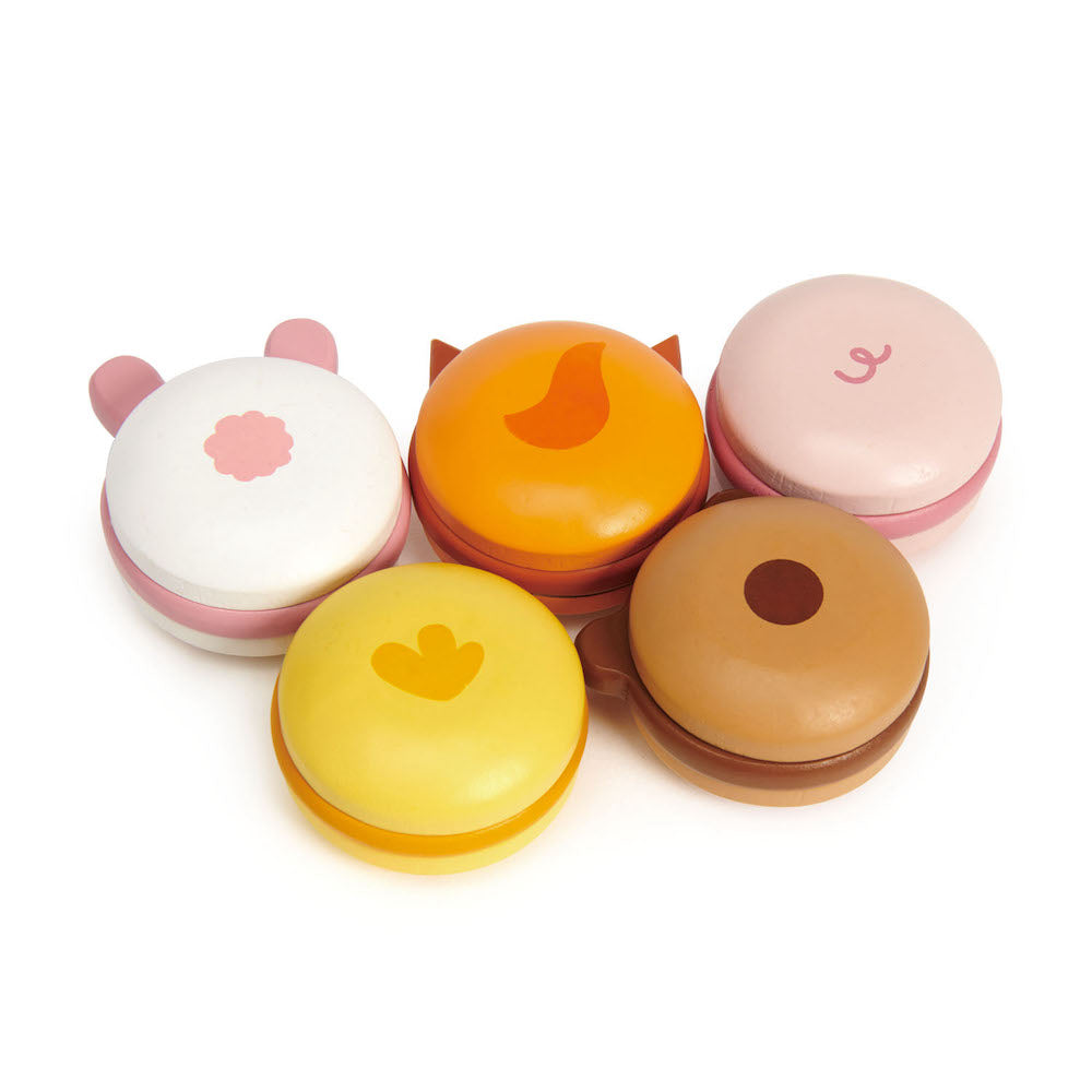 Macarons dulces - Macarons de animales - 5 piezas - TL8240