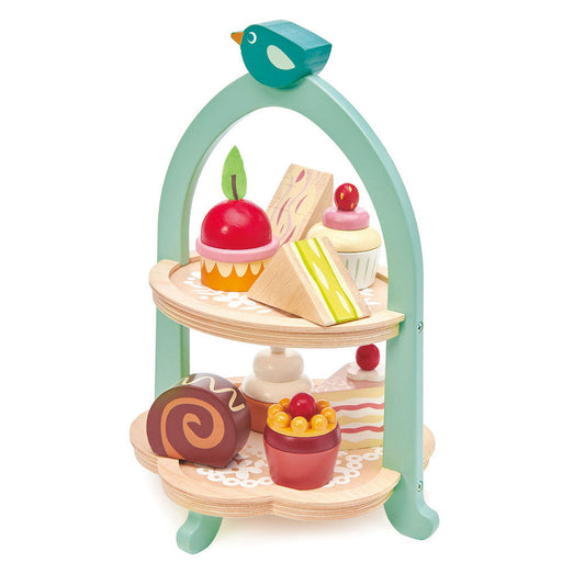 Soporte para tartas - Mini Chef Birdie Afternoon Tea - 9 piezas - TL8242