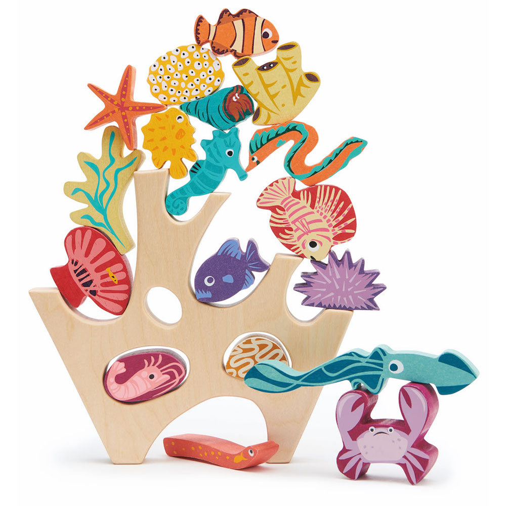 Stacking with corals - Stacking Coral Reef - 18 pieces - TL8410