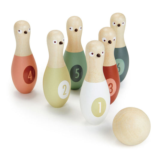 Juego de bolos, fabricados en madera de primera calidad - Birdie Skittles - 7 piezas - TL8621