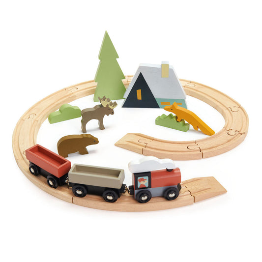 Set de tren montan - Treetops Train Set - TL8701