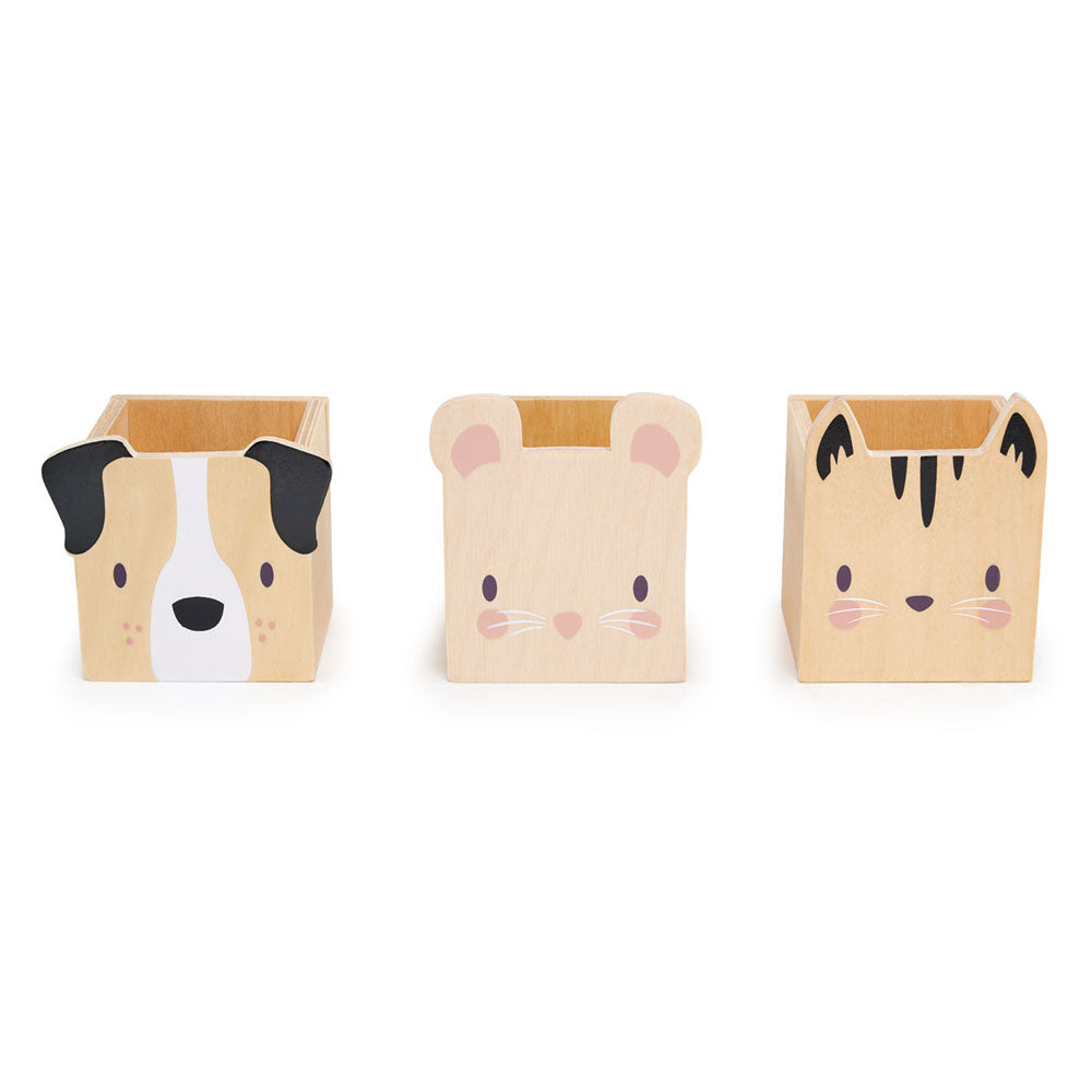 Support for pens, made of premium wood - Pet Pencil Holders - TL8827