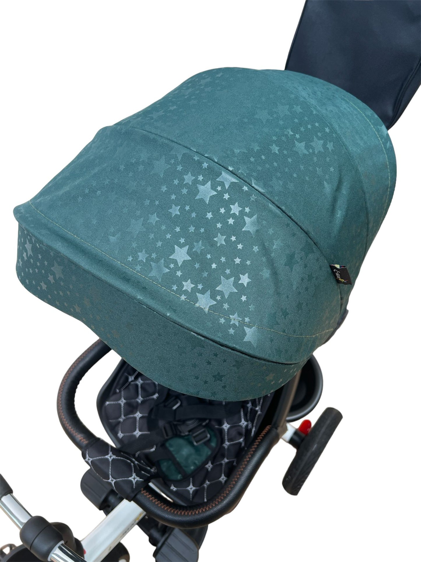 Triciclo plegable, con posición para dormir y asiento reversible, Modelo Verde