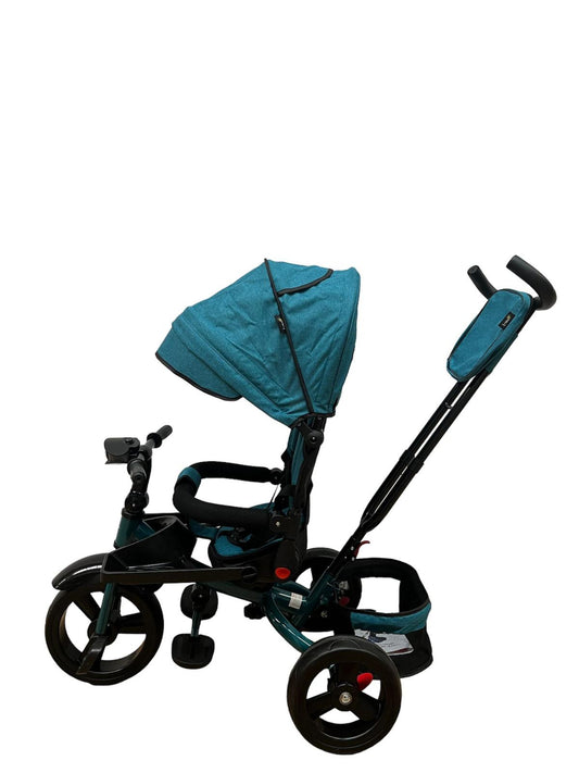 Triciclo Verde con Posición para Dormir equipado con Asiento Reversible