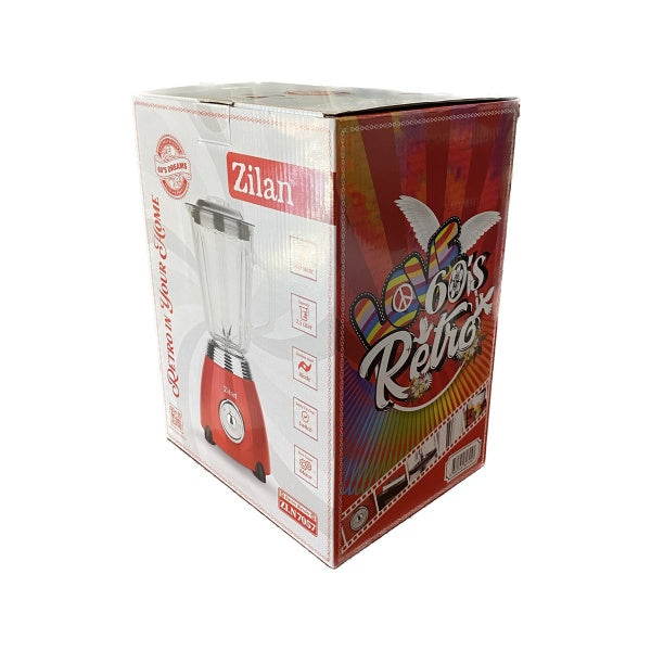 RETRO turmixgép, űrtartalom 1,5 l, teljesítmény 500 W, acél pengék / ZLN 7057