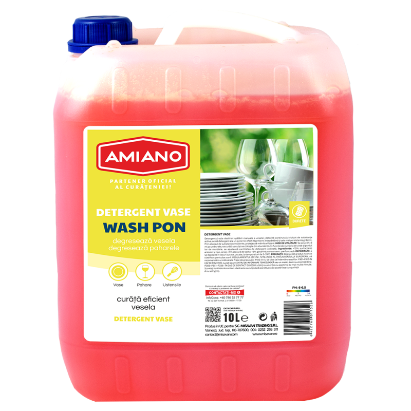 Amiano Detergent Vase Wash Pon 10L