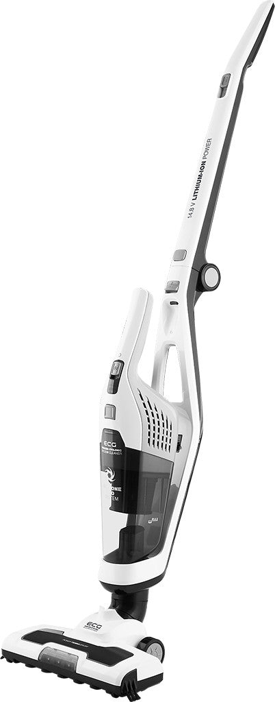 Vertical vacuum cleaner and mop 3 in 1 wireless ECG VT 4420 Simon, 75 W, Li-Ion battery 14.8 V, 600 ml, white