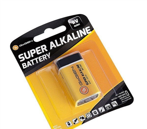 Alkaline battery GoGEN SUPER 9V, blister 1pc