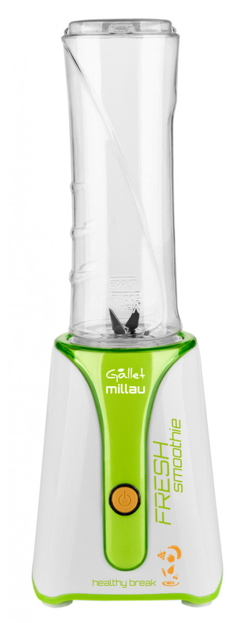 Batidora Batidora GALLET MILLAU MS590, 350 W, bol 600 ml sin BPA, blanca con verde