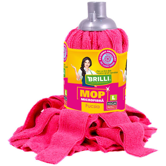 Brilli Mop Microfibra L Fucsia