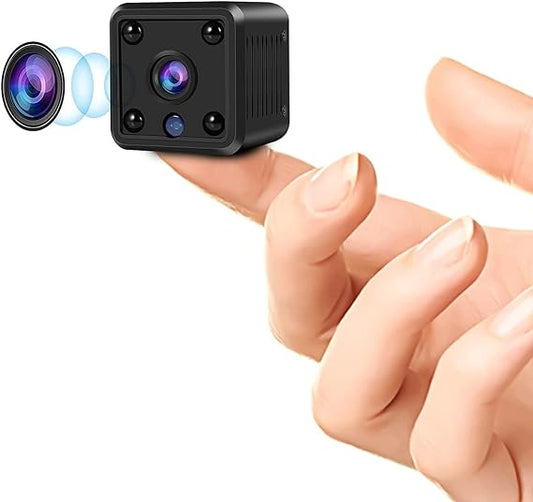 Glxertvz Mini Camera, Mini WiFi Surveillance Camera 1080P, Mini Indoor Camera, Live Broadcast